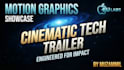create a cinematic tech teaser and motion graphics promo