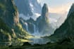 do digital landscape illustration