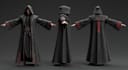 optimized glb fantasy character,aaa model,custom modular clothing,rig3d for game