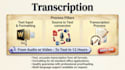 do english audio transcription or podcast transcription