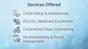 do provider credentialing, caqh setup, and insurance enrollment