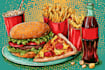 create vibrant and unique food pop art illustrations