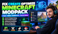 fix create optimize custom minecraft modpack forge fabric cobblemon server setup