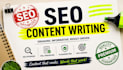 write SEO optimized articles and blogs posts