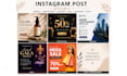design professional and aesthetic instagram posts
