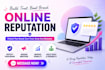 do online reputation management, ORM, reverse SEO and link suppression
