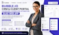 build bubble io CRM client portal dashboard workflow automation saas web app