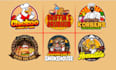 do a professional restaurant food and café logo