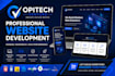 build modern responsive websites and e commerce website