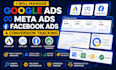 manage google ads, meta ads, facebook ads and tracking