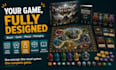 design game boards, cards and its components