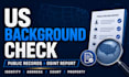 conduct a US background check using public records and osint