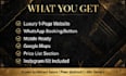 build luxury salon website with whatsapp booking that gets bookings