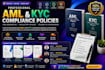 write professional aml and kyc compliance policies