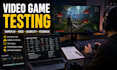 do video game testing indie gameplay feedback usability testing game tester