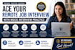 prepare you for remote job interviews with mock interview practice