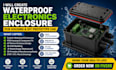 create waterproof electronics enclosure, pcb housing and iot prototype cad