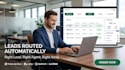build real estate CRM lead routing and assignment automation