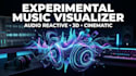 create experimental music visualizer audio reactive 3d animation cinematic video