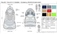 fashion design shoe tech pack sneaker footwear cad sole pattern tech pack