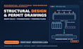 do residential structural design, calculations and permit drawings