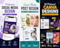 design professional social media posts in canva