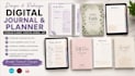 design redesign digital christian journal hyperlink planner prayer journal, etsy