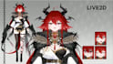 design vtuber model, live2d vtuber model, live2d rigging, live2d anime model
