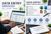 do data entry copy paste and excel data entry