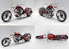 3d motorcycle model,custom chopper bike,bobber design,body kit render,fix error