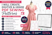 create digitize and grade professional PDF sewing patterns
