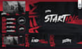 design a custom twitch overlay and animated stream package