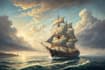 make a ship oil painting based on your ideas