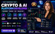 build crypto exchange website ai trading website p2p crypto website wallet app