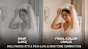 do cinematic wedding video editing and color grading