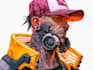 design anime character , cyberpunk character