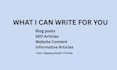 write engaging articles and blog posts
