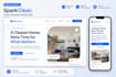 create a responsive HTML landing page or HTML website