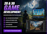 build a unity 2d 3d game with complete gameplay mechanics