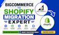 ecommerce bigcommerce migration copy clone migrate to shopify website design