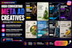 design high converting static ads and meta ad creatives