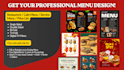 do menu design restaurant menu, cafe menu