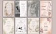 design themed birthday and party invitations