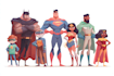 draw custom superhero character illustration