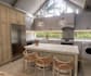 create a 3d kitchen design and realistic render