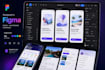 design mobile app ui ux in figma ios android