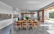 showcase existing building plan in 3d render, property external cgi visual, tour