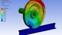 do static stress, fatigue, von mises and thermal temperature fea analysis