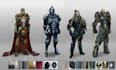 create custom cyberpunk and space opera character concept art