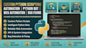 custom python scripting automation python bot web automation bug fixing